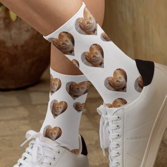 Calcetines Familia de perros felinos Mascotas del corazón fot (Subido por el creador)