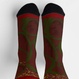 Calcetines Family Art Mismatched Crew Socks