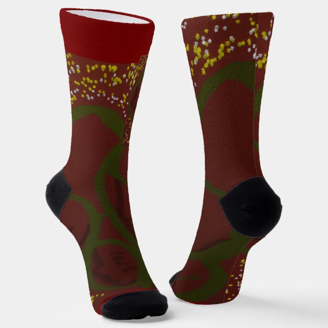 Calcetines Family Art Mismatched Crew Socks (Angular)