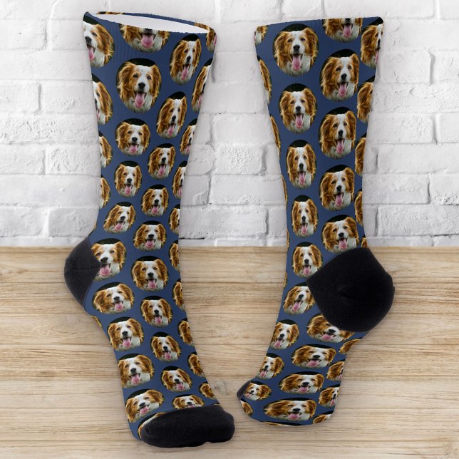 Calcetines Famoso Mascota Personalizado Foto Perro Patrón gat (Subido por el creador)