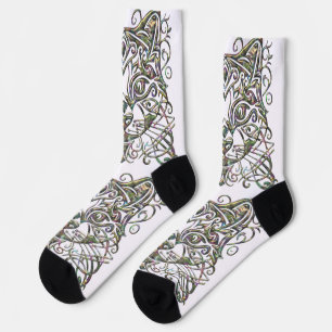 Calcetines Fancy Cat Abalone Socks