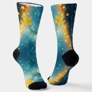 Calcetines Fancy Starry Night Navidades Crew Socks