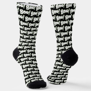 Calcetines Fantasma de Halloween BOO tiful tipo dibujo animad