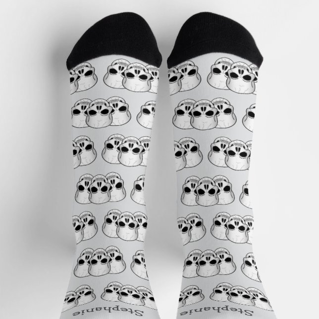 Calcetines Fantasy Art Skull  Design (Arriba)