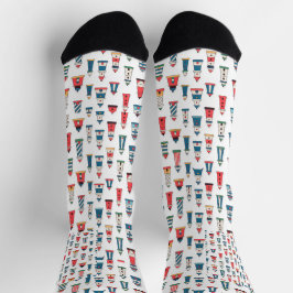 Calcetines Faróis de Portugal Nautical Crew Socks – Sustainab