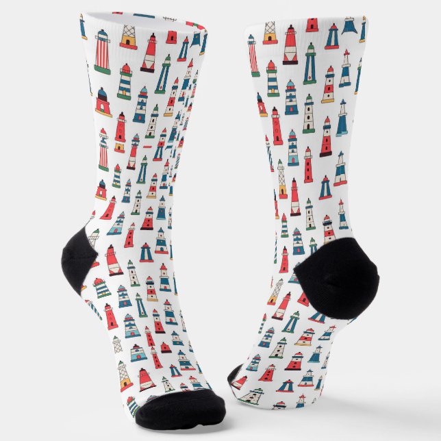 Calcetines Faróis de Portugal Nautical Crew Socks – Sustainab (Angular)