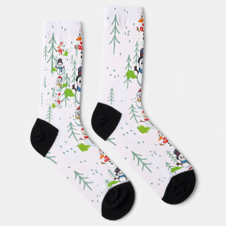 Calcetines Farting Snowmen Funny Christmas