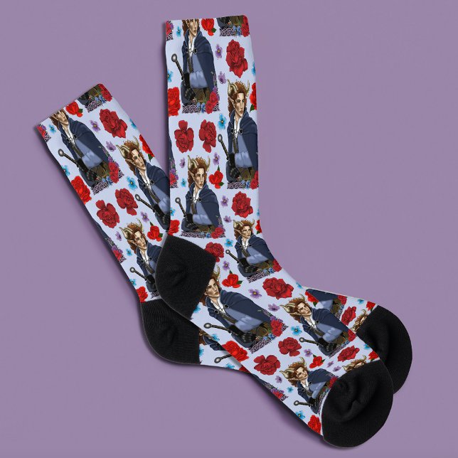 Calcetines Fauno Fae con Cuernos Fantasía  (Subido por el creador)