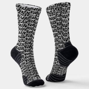 Calcetines Faux Weave Black