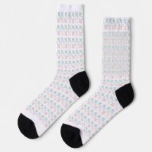 Calcetines felices de coser