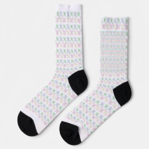 Calcetines felices de coser