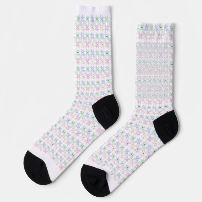 Calcetines felices de coser (Izquierda)