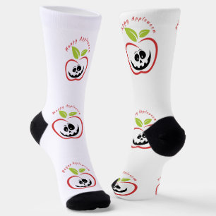 Calcetines Feliz Appleween Jack O'lantern Thunder_Cove