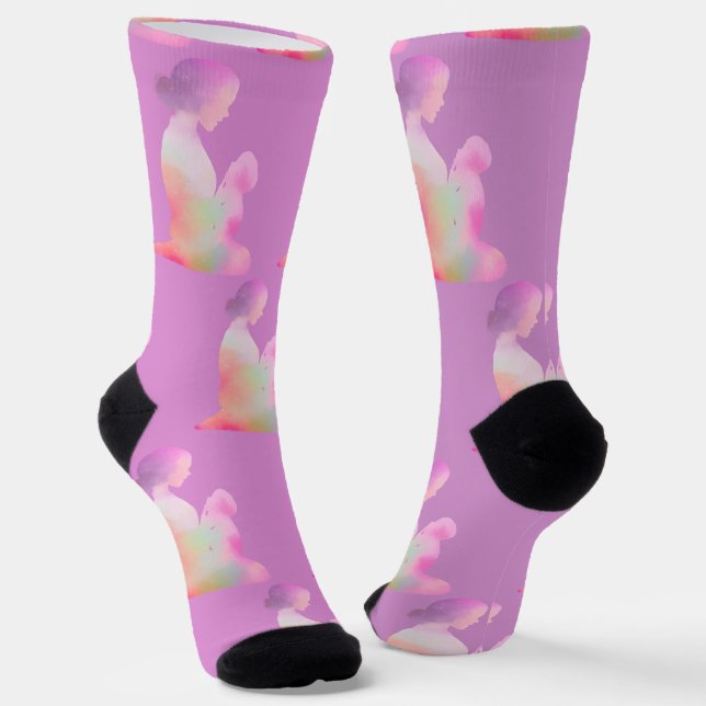 Calcetines Feliz Día de la Madre  (Angular)