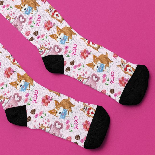 Calcetines Feliz Día de San Valentín (Subido por el creador)