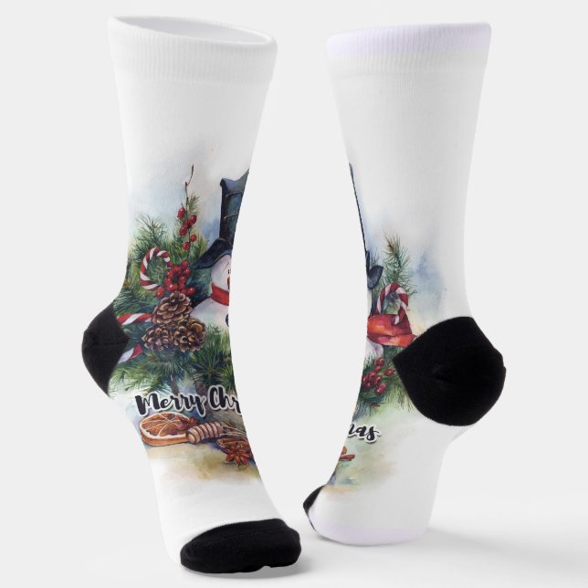 Calcetines Feliz Funda navideño-mate (Angular)