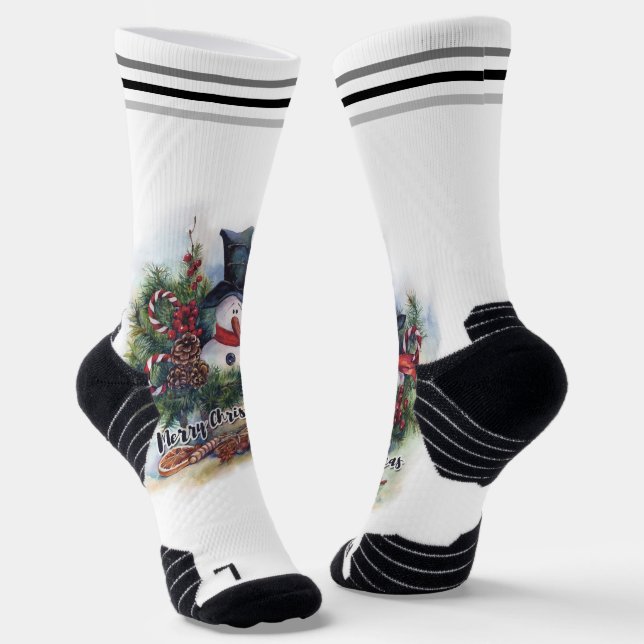 Calcetines Feliz Funda navideño-mate (Angular)