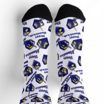 Feliz Hanukkah Spinning Dreidel