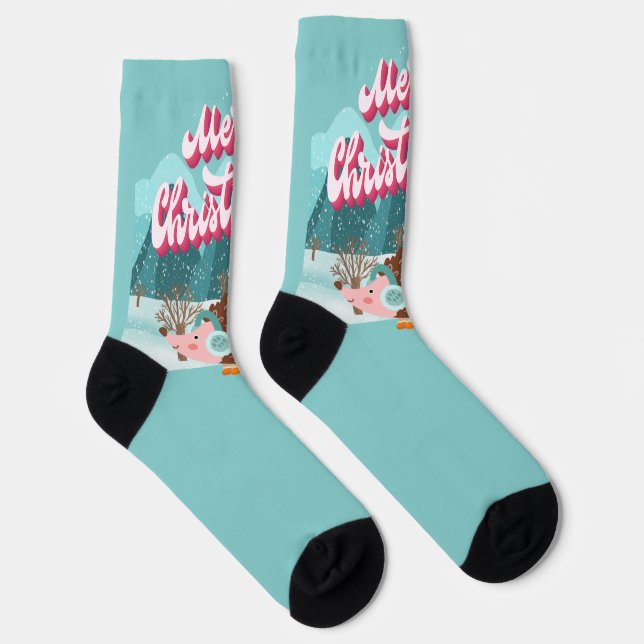 Calcetines Feliz Navidad (Derecha)