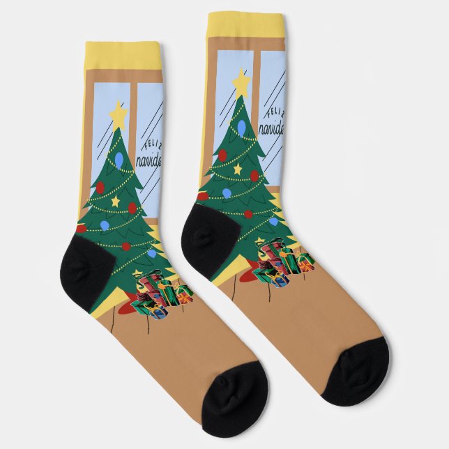 Calcetines Feliz Navidad (Derecha)