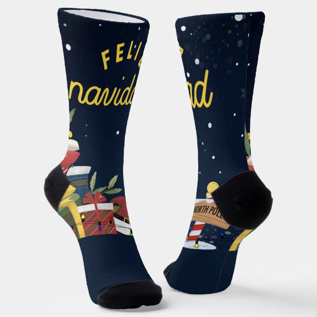 Calcetines Feliz Navidad (Angular)