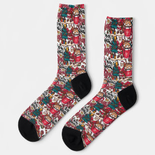 Calcetines Feliz Navidad - Festividad de Navidad