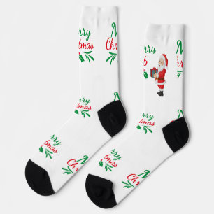 Calcetines Feliz Navidad Impreso Equipo Premium