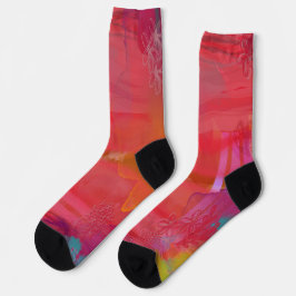 Calcetines Feliz y Brillante Multimedios Coloridos