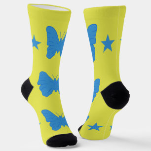 Calcetines femeninos con bandera de Bady Bassit, B