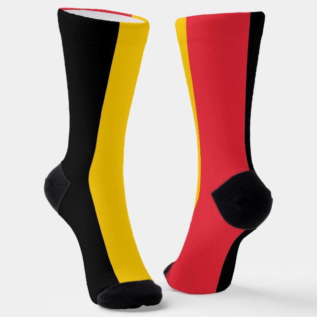 Calcetines femeninos con bandera de Bélgica (Angular)