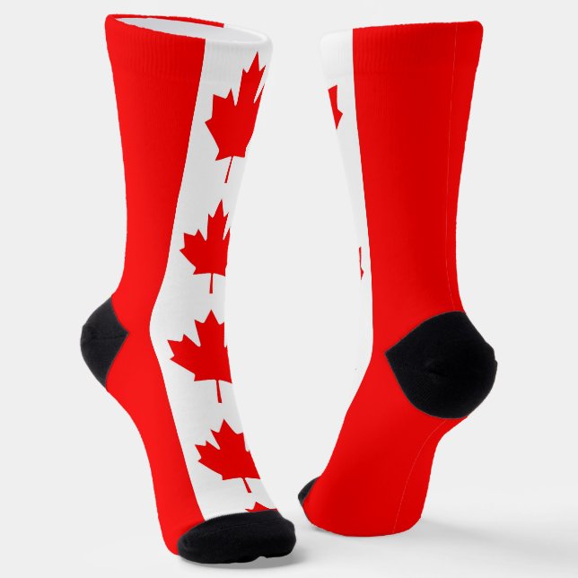 Calcetines femeninos con bandera de Canadá (Angular)