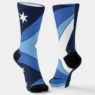 Calcetines femeninos con bandera de Columbia