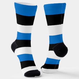 Calcetines femeninos con bandera de Estonia