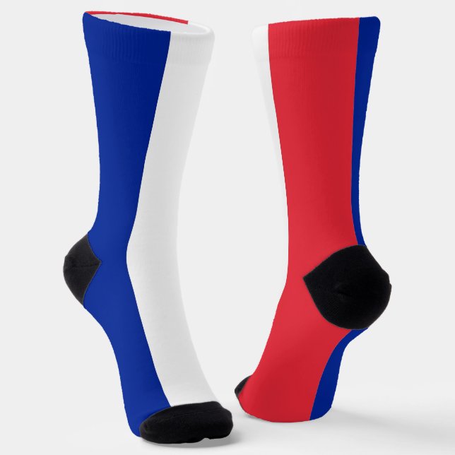 Calcetines femeninos con bandera de Francia (Angular)