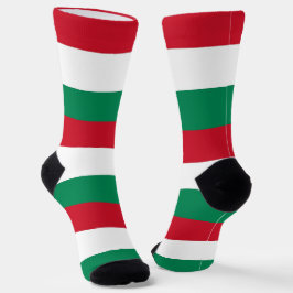 Calcetines femeninos con bandera de Hungría