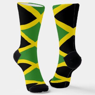 Calcetines femeninos con bandera de Jamaica