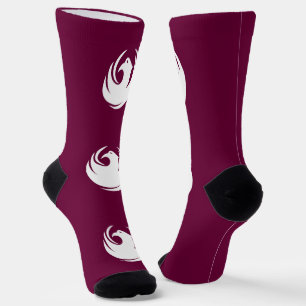 Calcetines femeninos con bandera de la ciudad de P