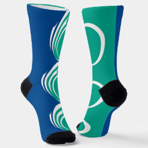 Calcetines femeninos con bandera de Ottawa, Canadá