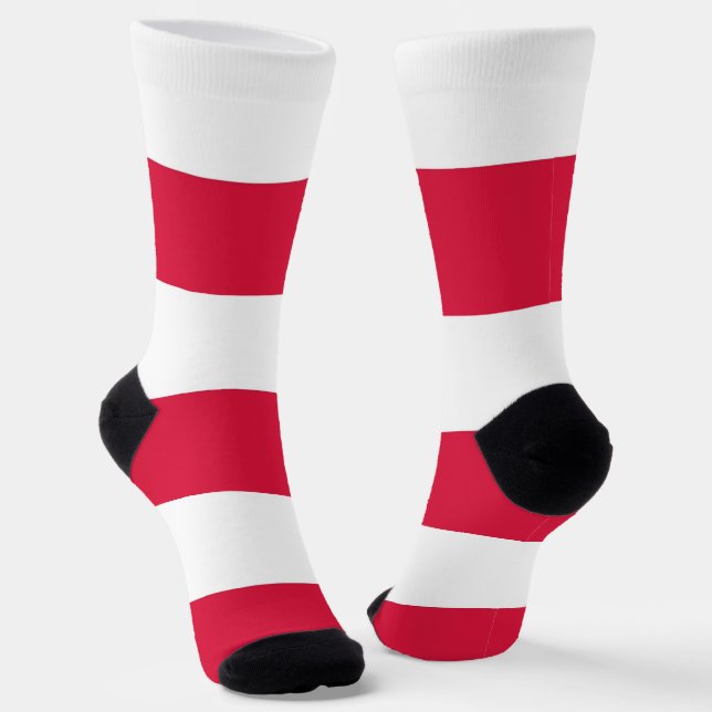 Calcetines femeninos con bandera de Polonia (Angular)