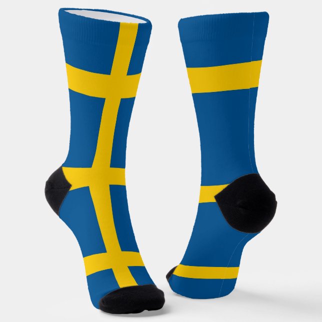 Calcetines femeninos con bandera de Suecia (Angular)