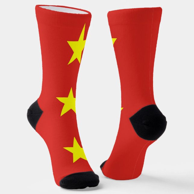 Calcetines femeninos con bandera de Vietnam (Angular)