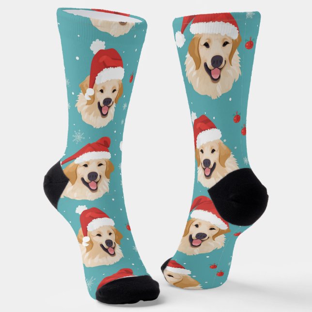 Calcetines Festividad Navidades de Golden Retriever Socks (Angular)