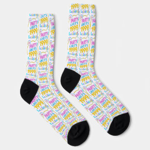 Calcetines Fiesta Como Si Fuera 1999®™ – Electric Neon Soundt