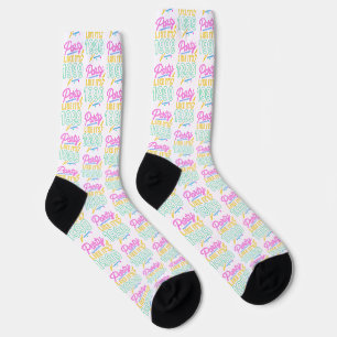 Calcetines Fiesta Como Si Fuera 1999®™ – Voltaje Neon