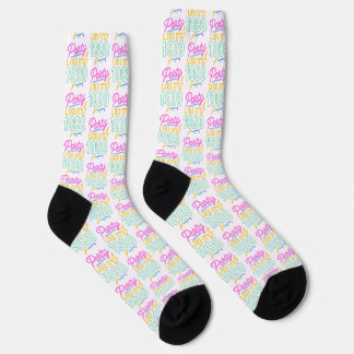 Calcetines Fiesta Como Si Fuera 1999®™ – Voltaje Neon
