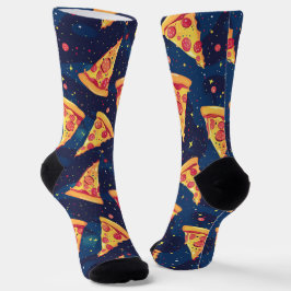Calcetines Fiesta Pizza Espacial - Pimienta Galáctica