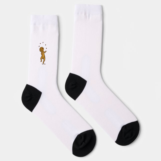 Calcetines figdewdrops Juggling Squirrel crew socks (Derecha)