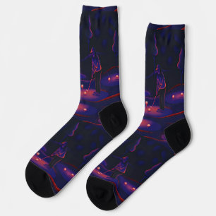 Calcetines Figures Reaching for Celestial Bodies