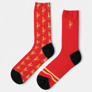 Calcetines Fire Horse Red Socks-Year of the Fire Horse 2026