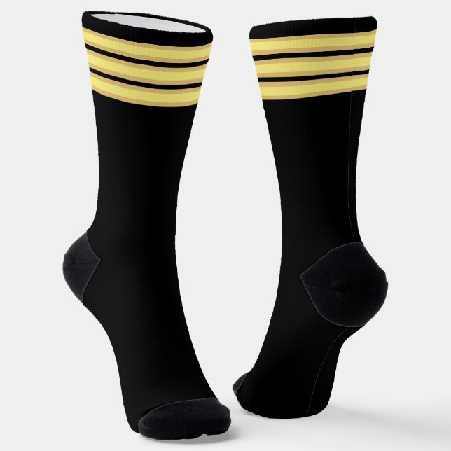 Calcetines First Officer Pilot Uniform Fun (Angular)